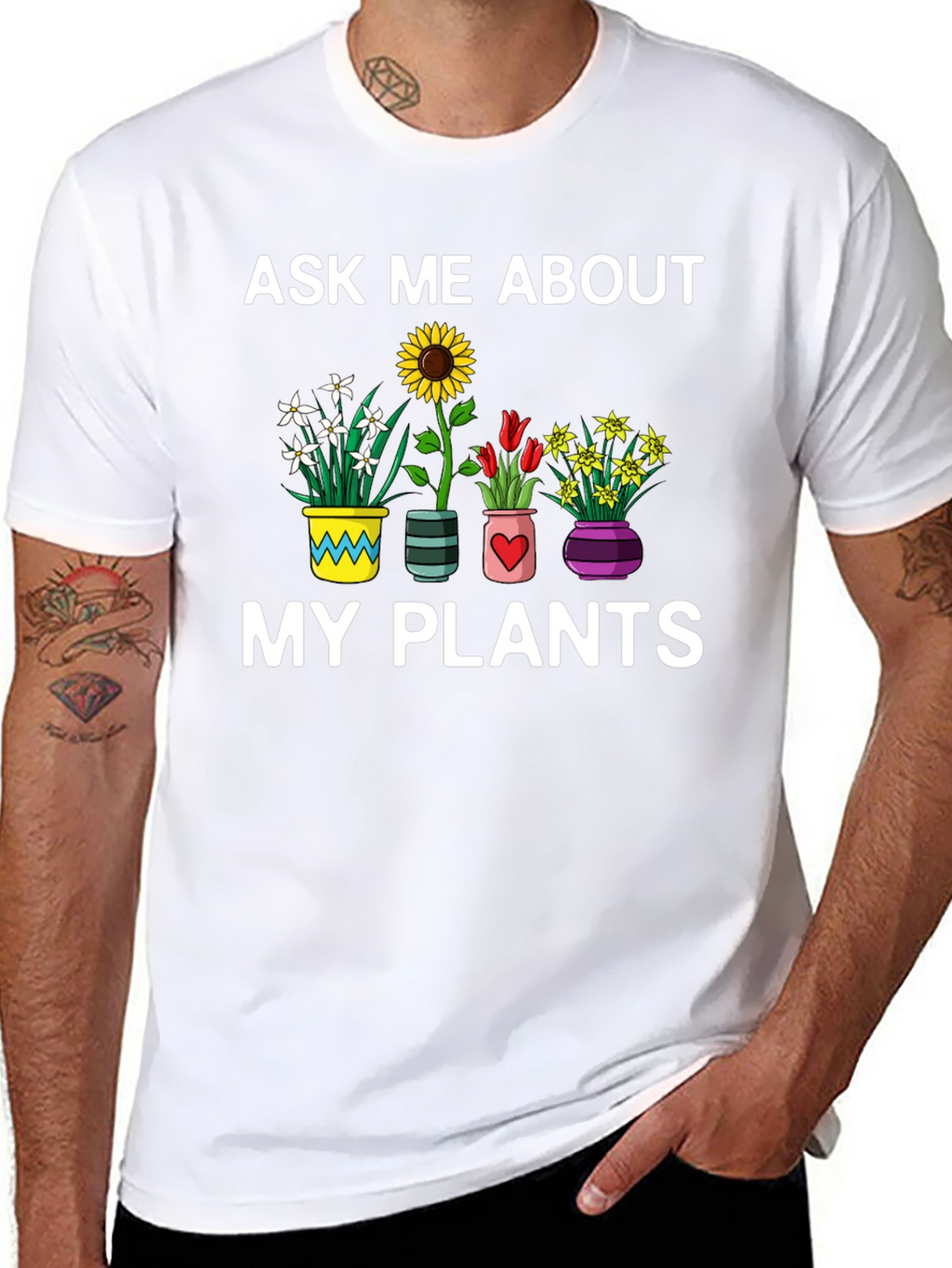 Ask Me About My Plants Graphic Tee
