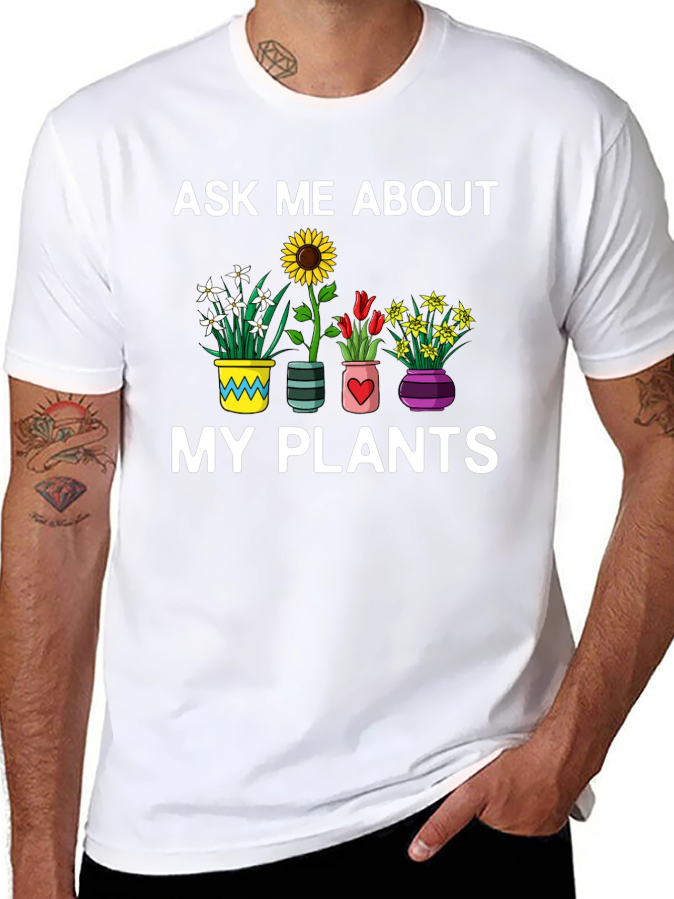 Ask Me About My Plants Graphic Tee