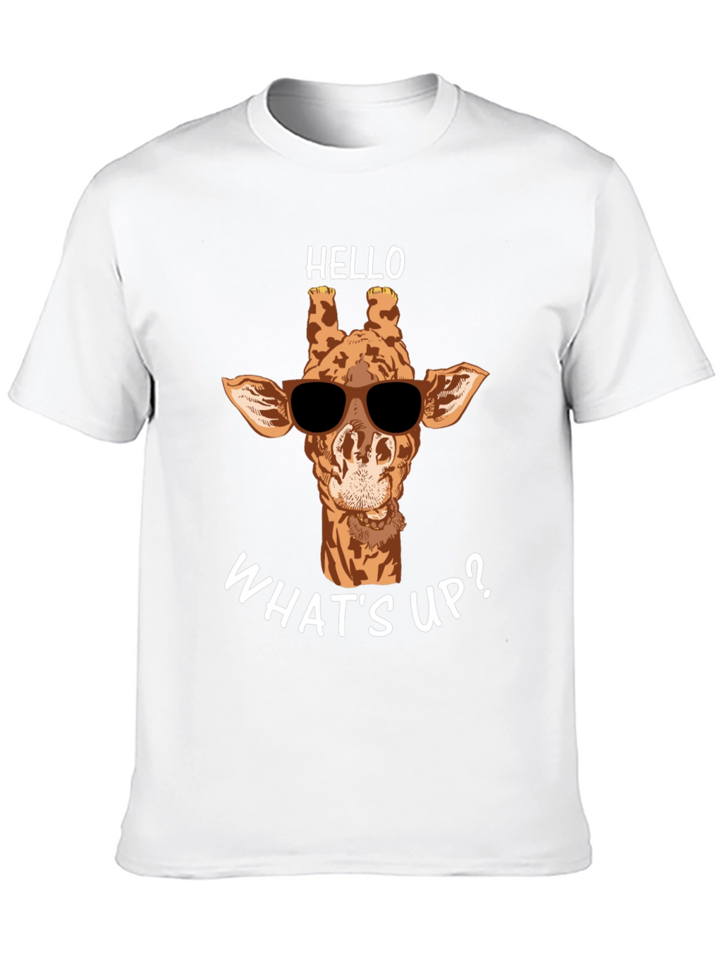 Cool Giraffe T-Shirt - Hello Whats Up?