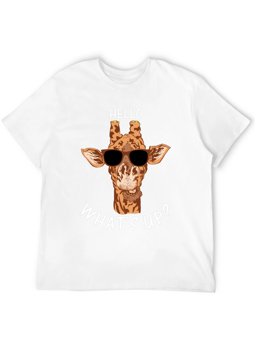 Cool Giraffe T-Shirt - Hello Whats Up?