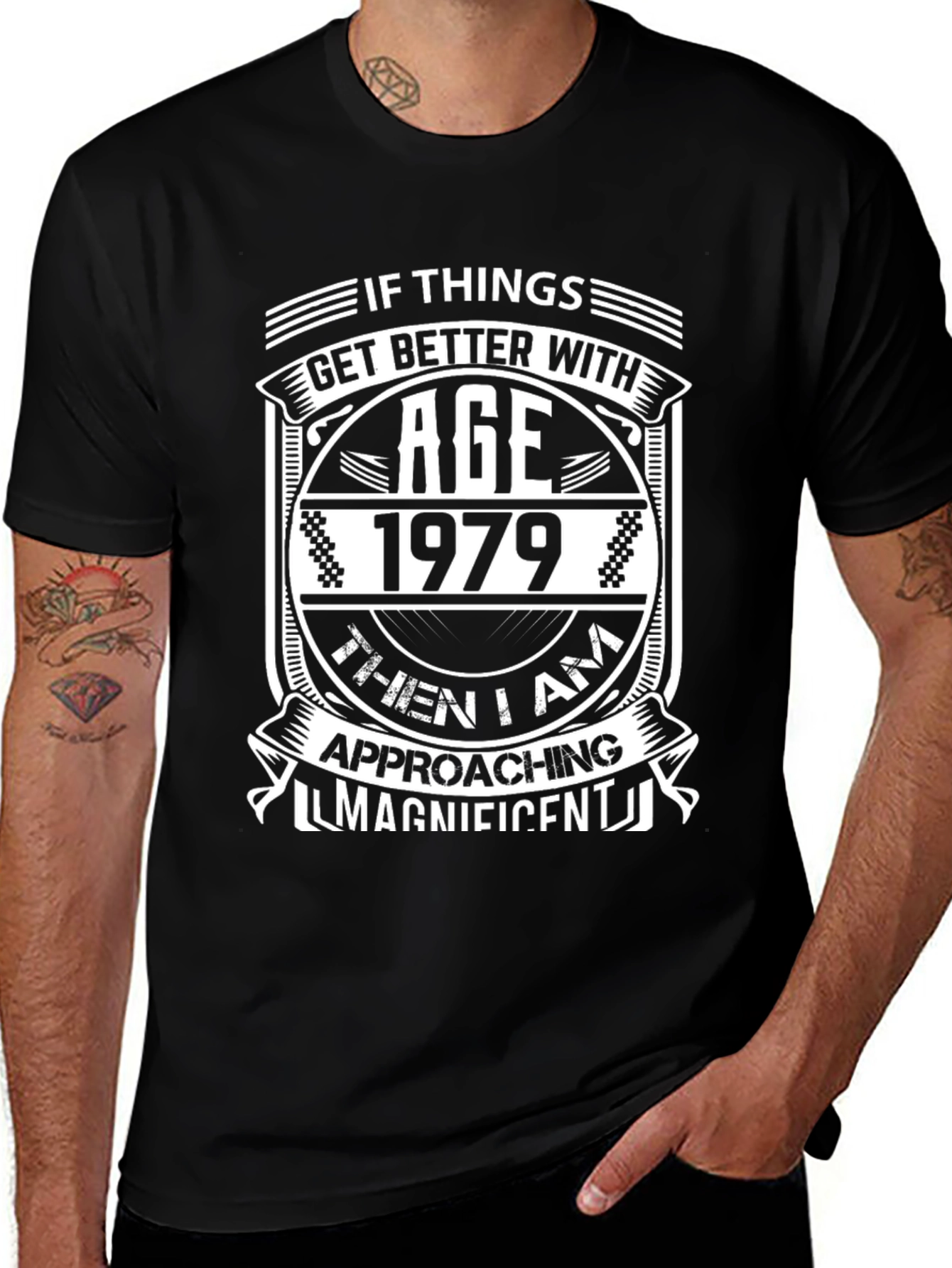 Age 1979 Mens T-Shirt - Birthday Gift Idea