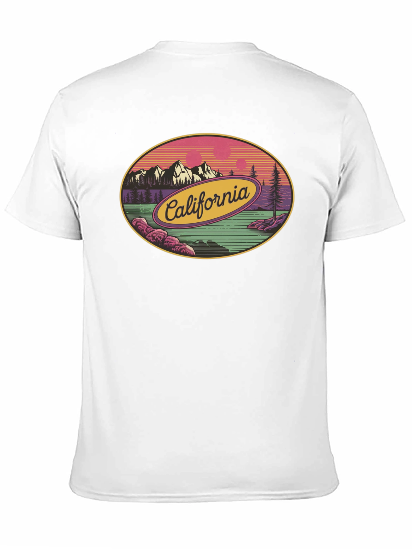 California Graphic Tee - Retro Style