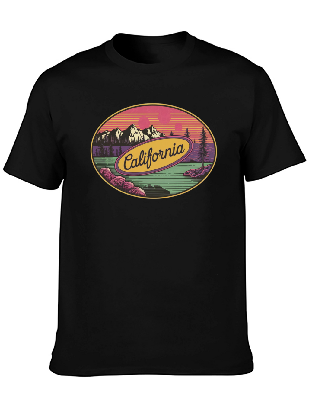 California Graphic Tee - Retro Style