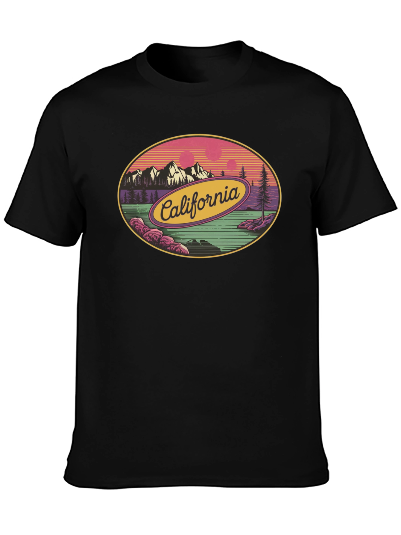 California Graphic Tee - Retro Style