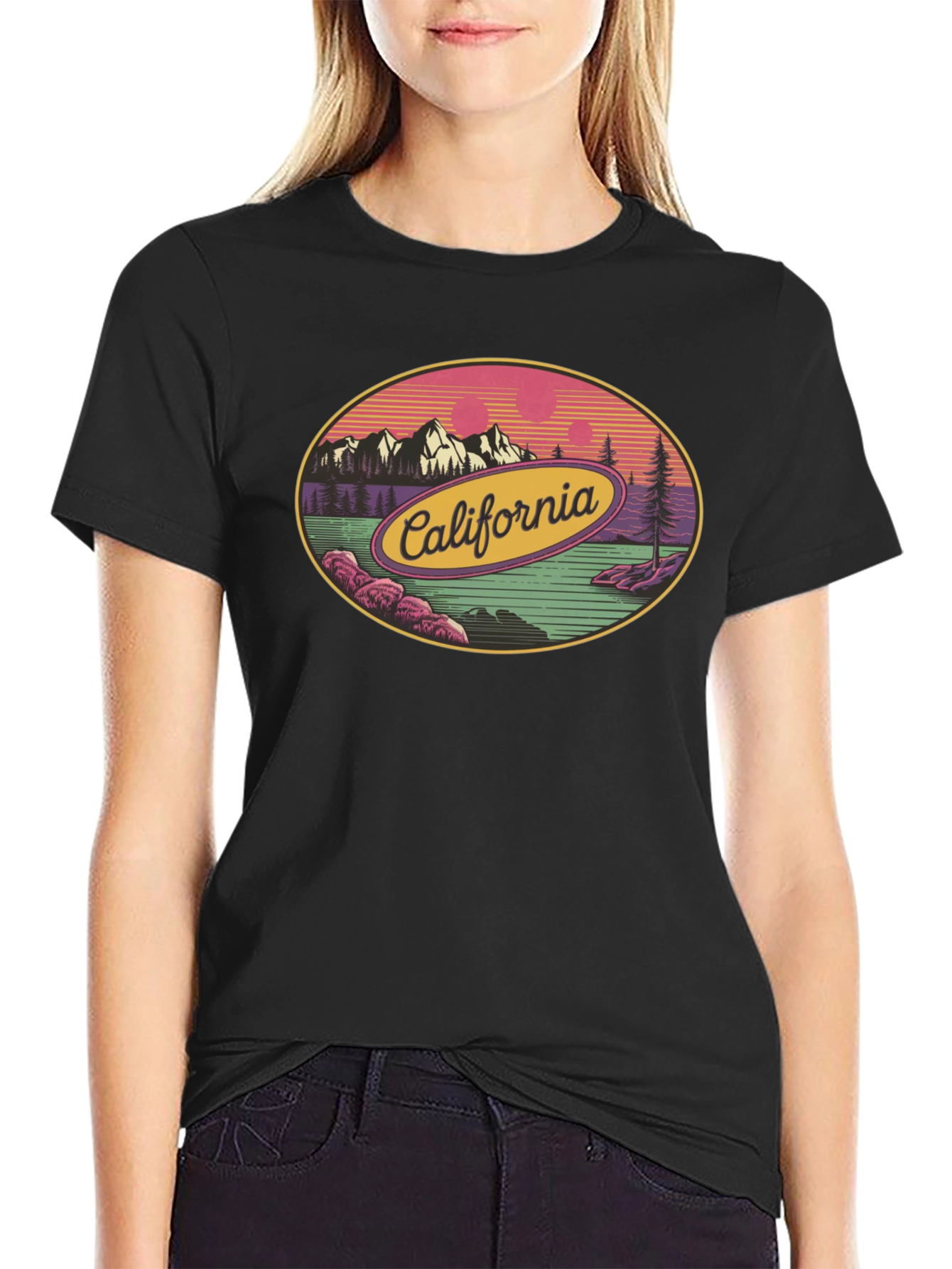 California Graphic Tee - Retro Style