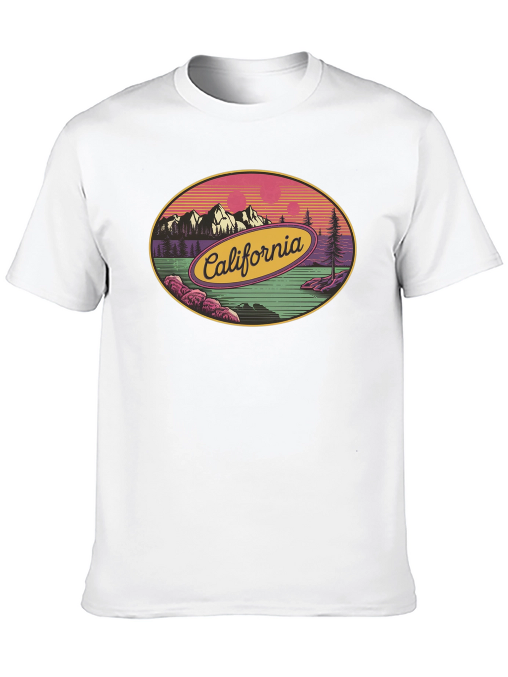 California Graphic Tee - Retro Style