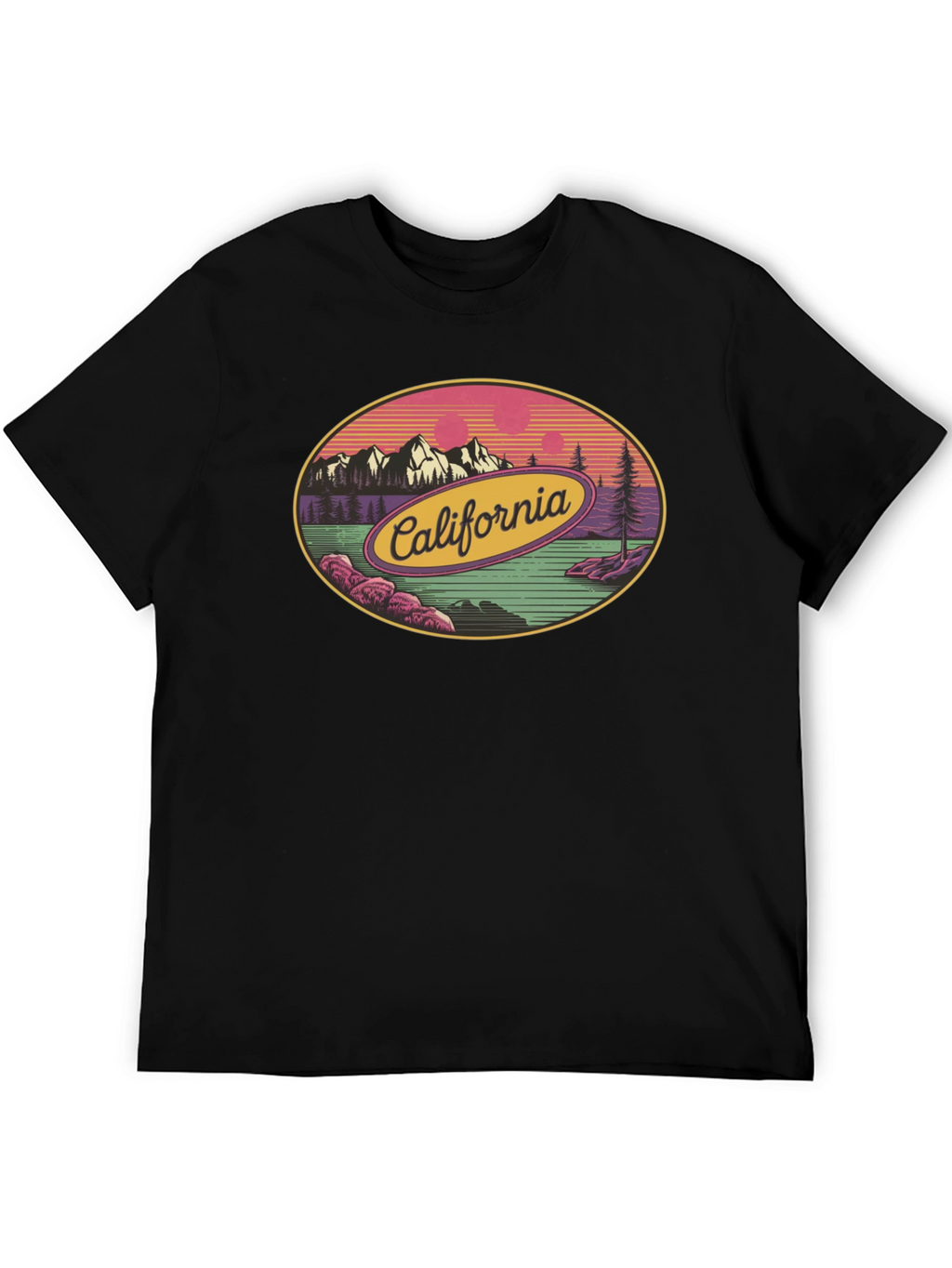 California Graphic Tee - Retro Style