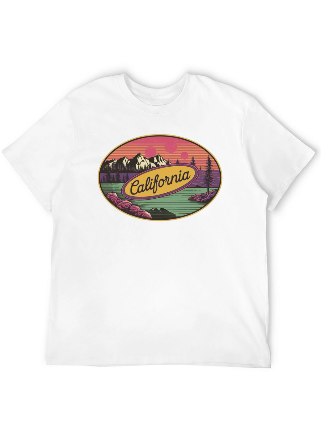 California Graphic Tee - Retro Style