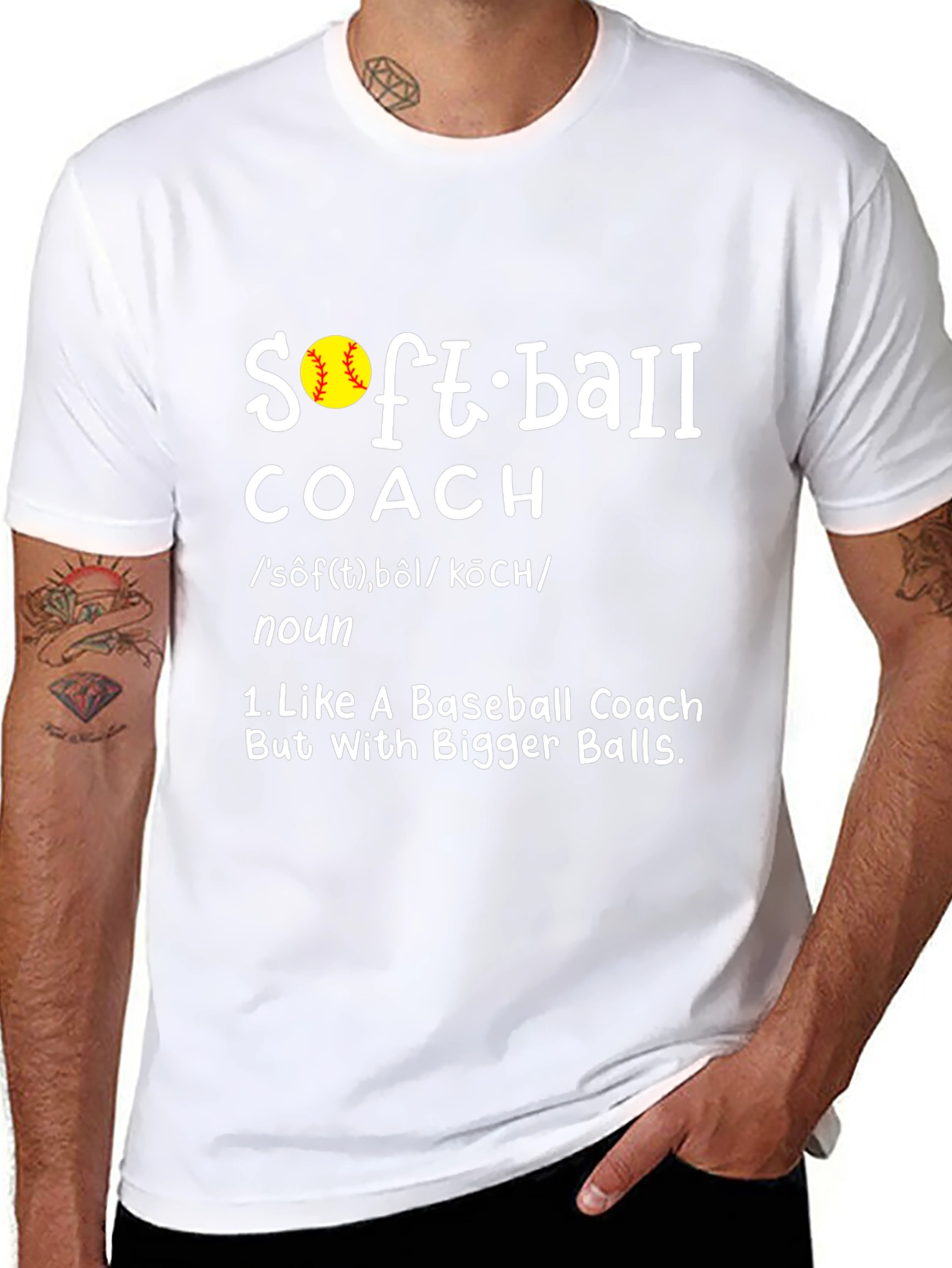 Softball Coach T-Shirt - Funny Definition Design