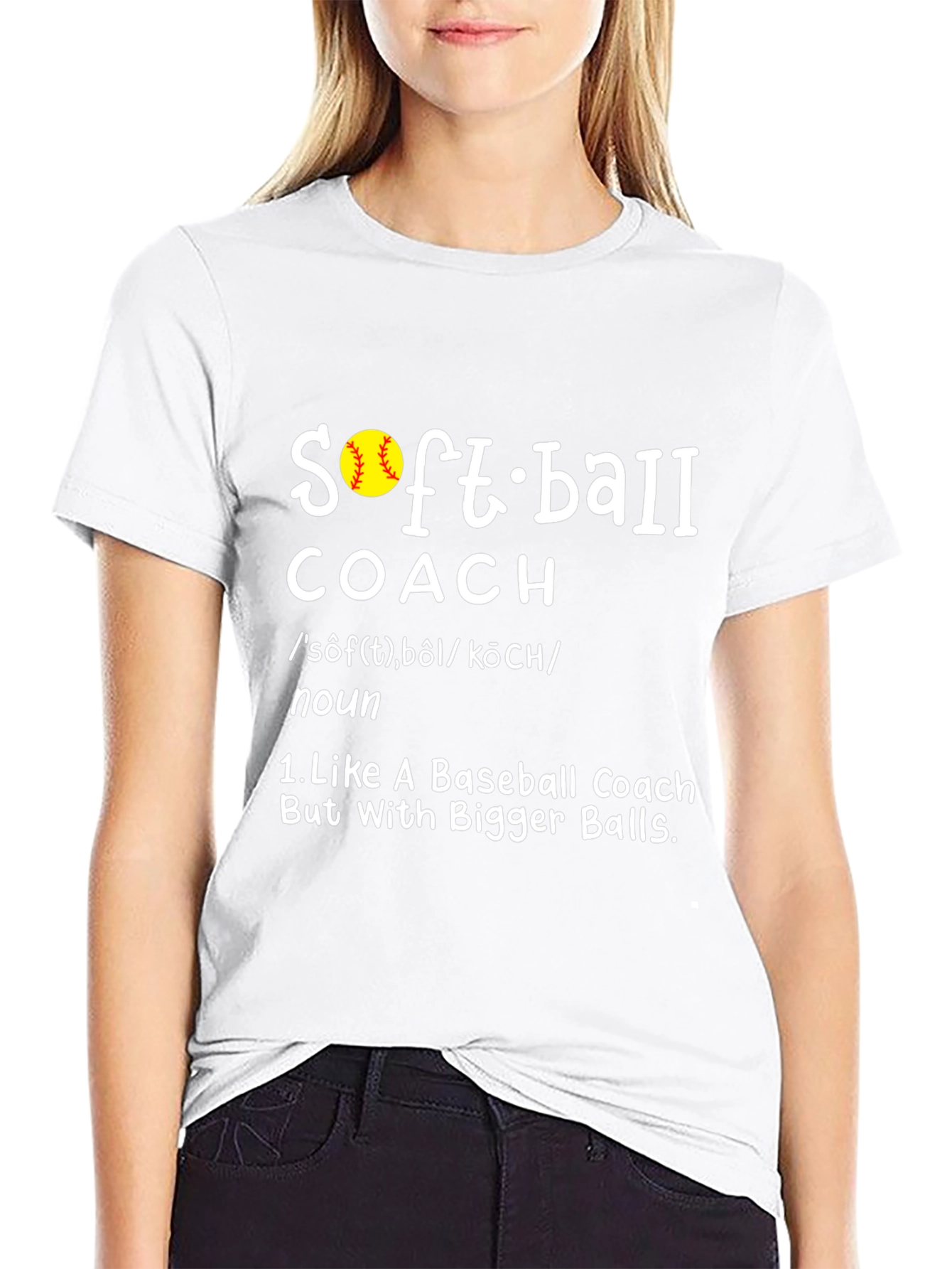 Softball Coach T-Shirt - Funny Definition Design