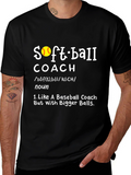 Softball Coach T-Shirt - Funny Definition Design