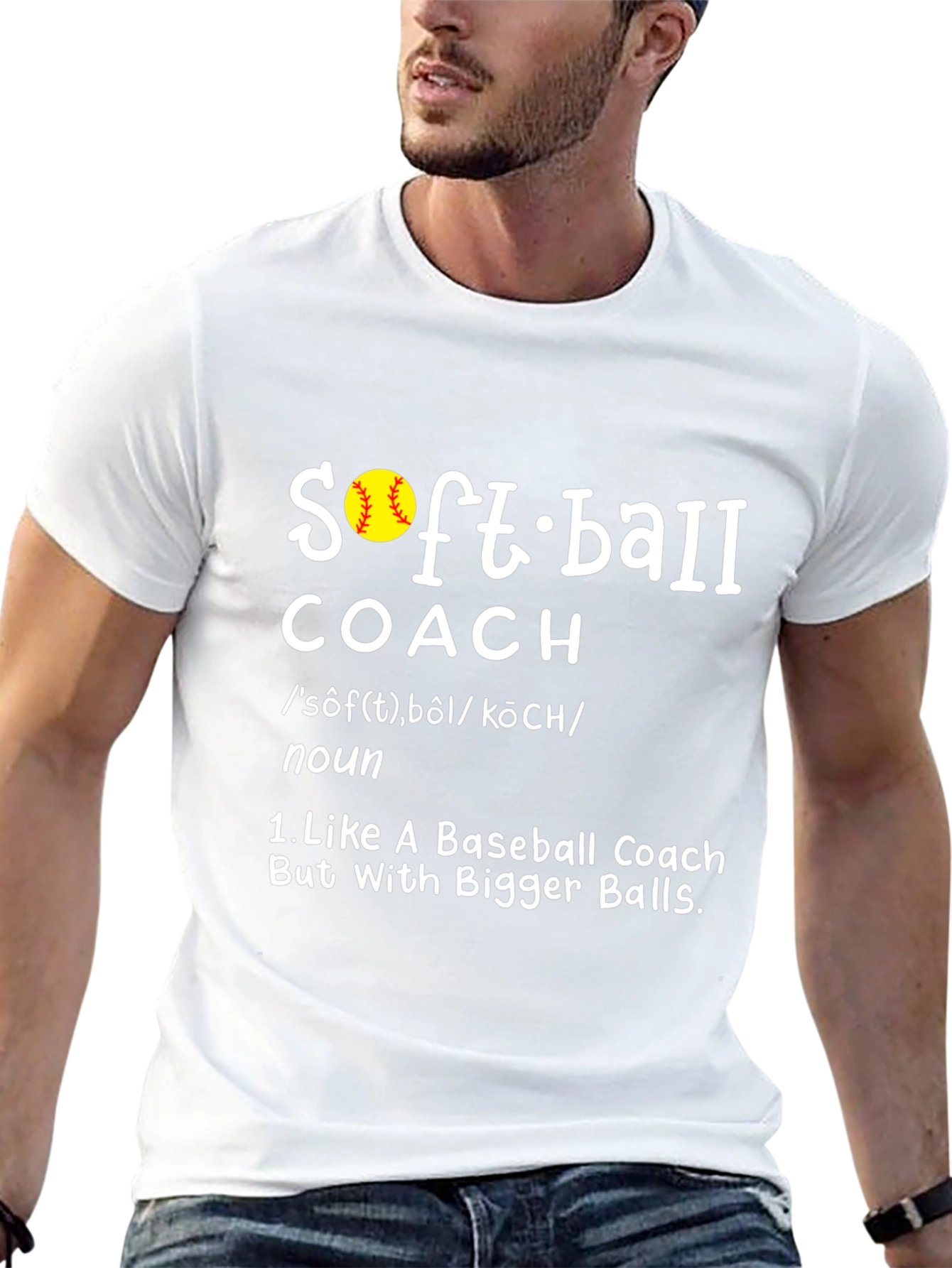 Softball Coach T-Shirt - Funny Definition Design