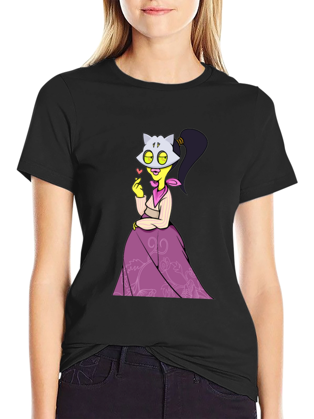 Cartoon Character Graphic T-Shirt