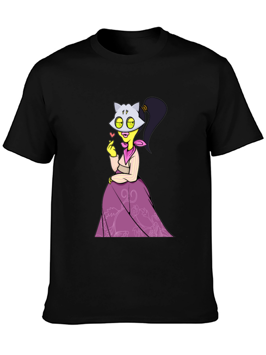 Cartoon Character Graphic T-Shirt