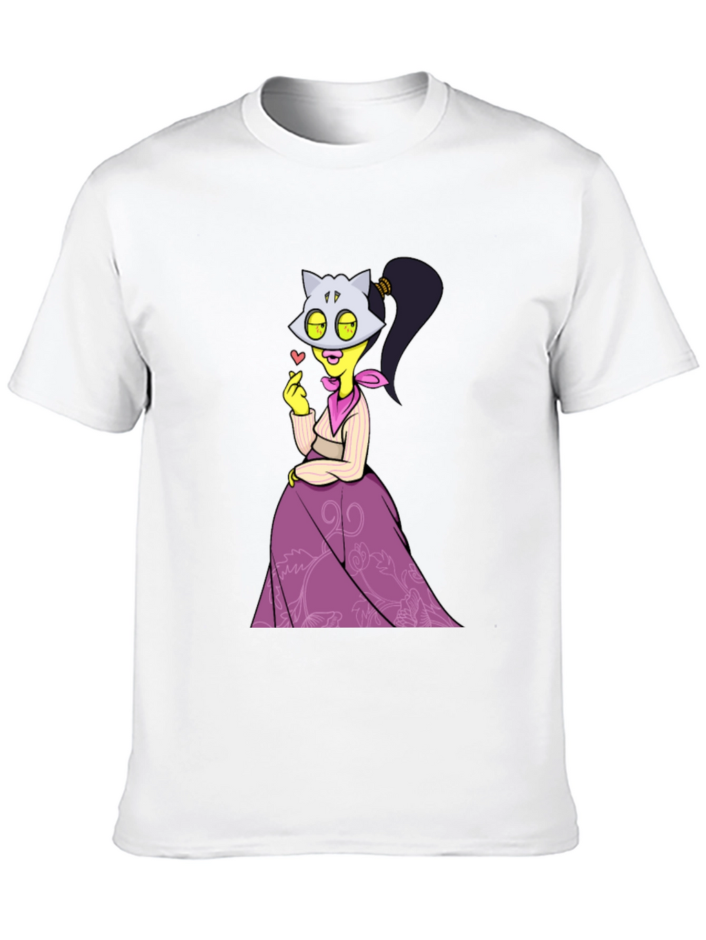 Cartoon Character Graphic T-Shirt