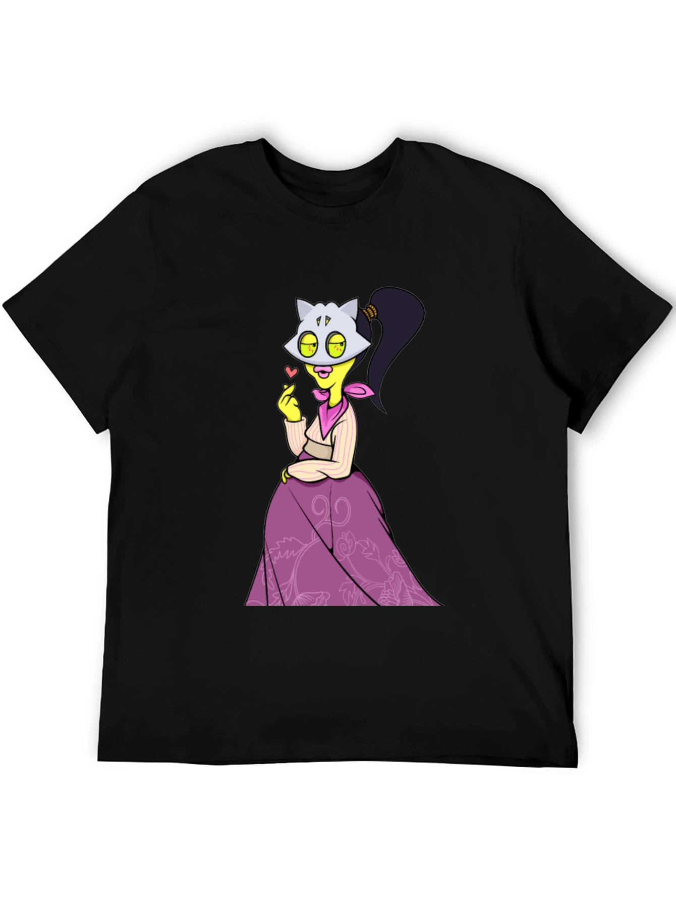 Cartoon Character Graphic T-Shirt