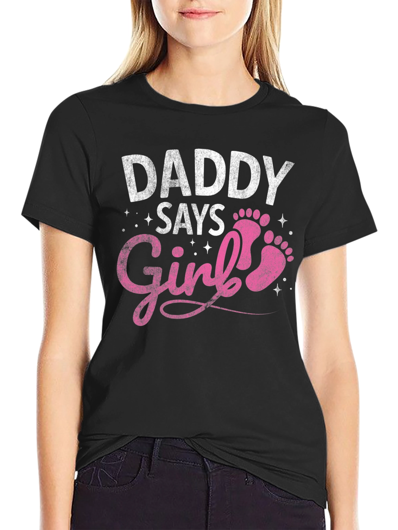 Daddy Says Girl T-Shirt - Baby Shower Gift