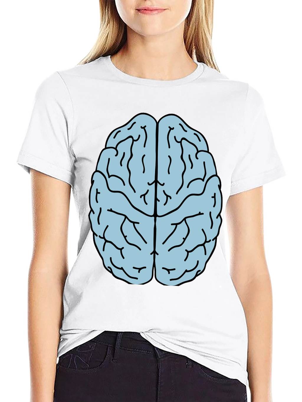 Brain Graphic T-Shirt - Smart Style