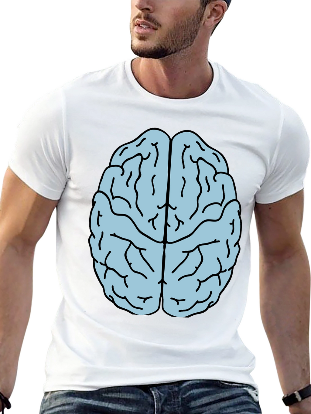 Brain Graphic T-Shirt - Smart Style