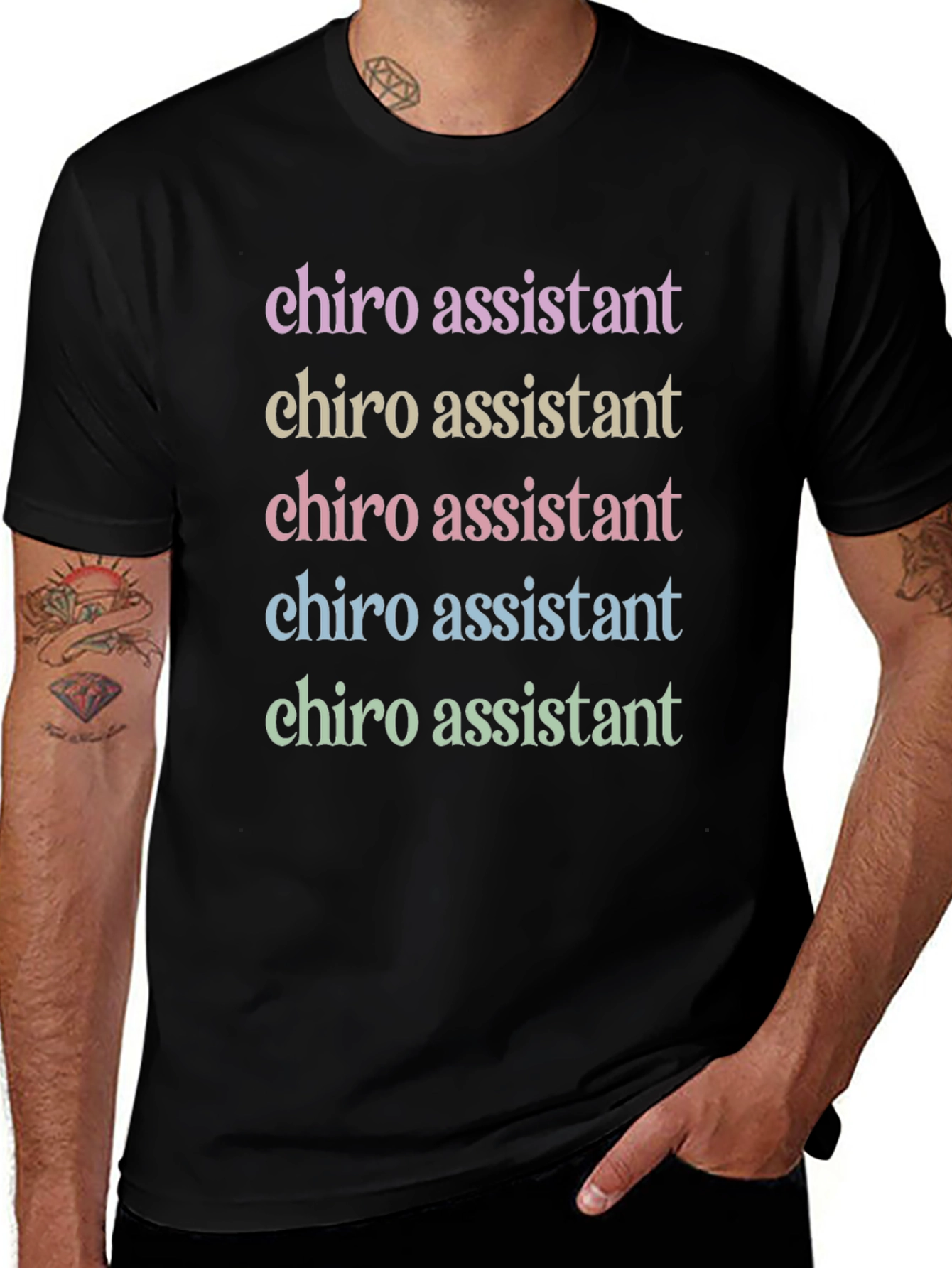 Chiro Assistant T-Shirt - Fun Work Tee