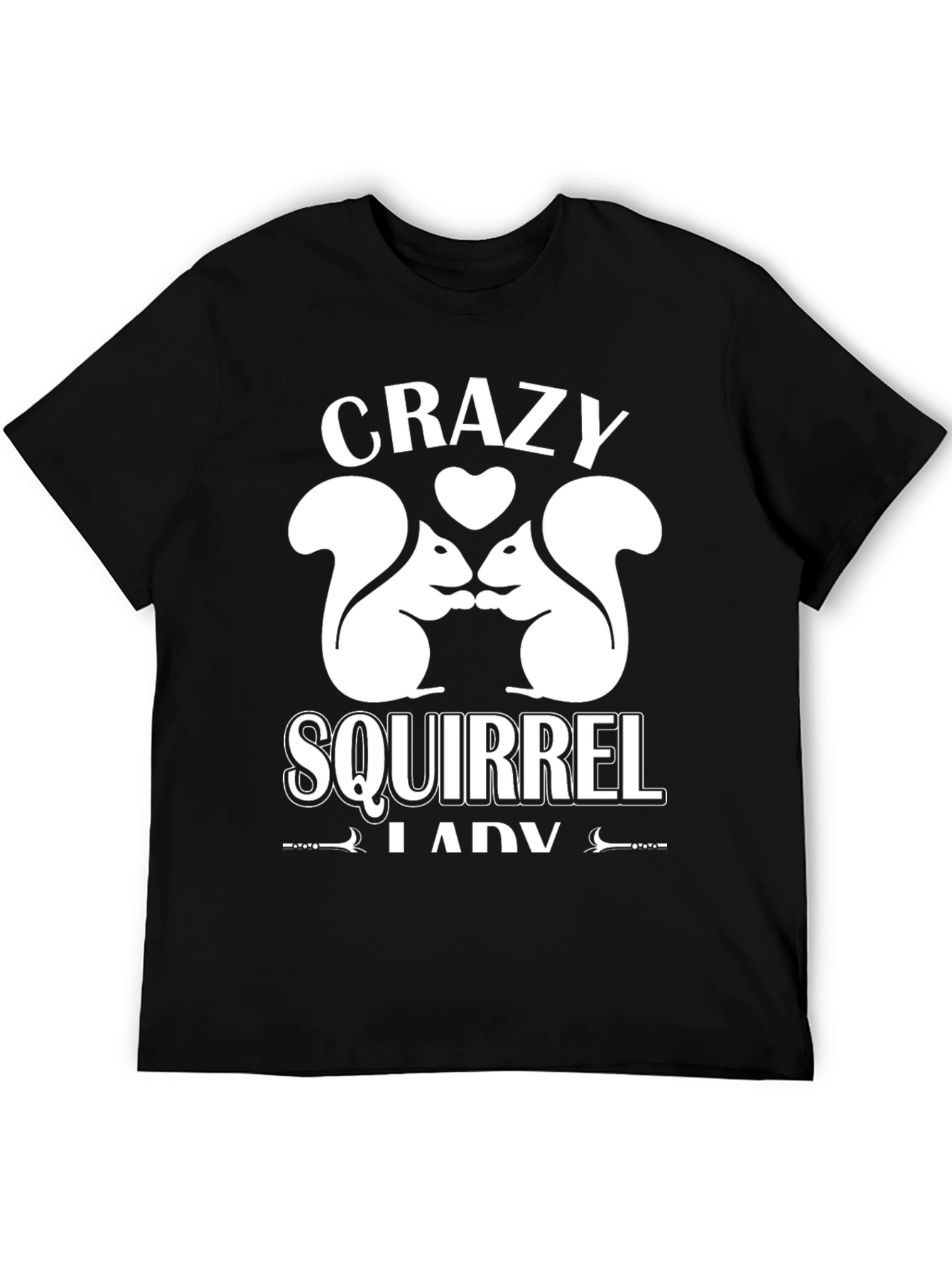 Crazy Squirrel Lady T-Shirt - Cute Animal Lover Tee