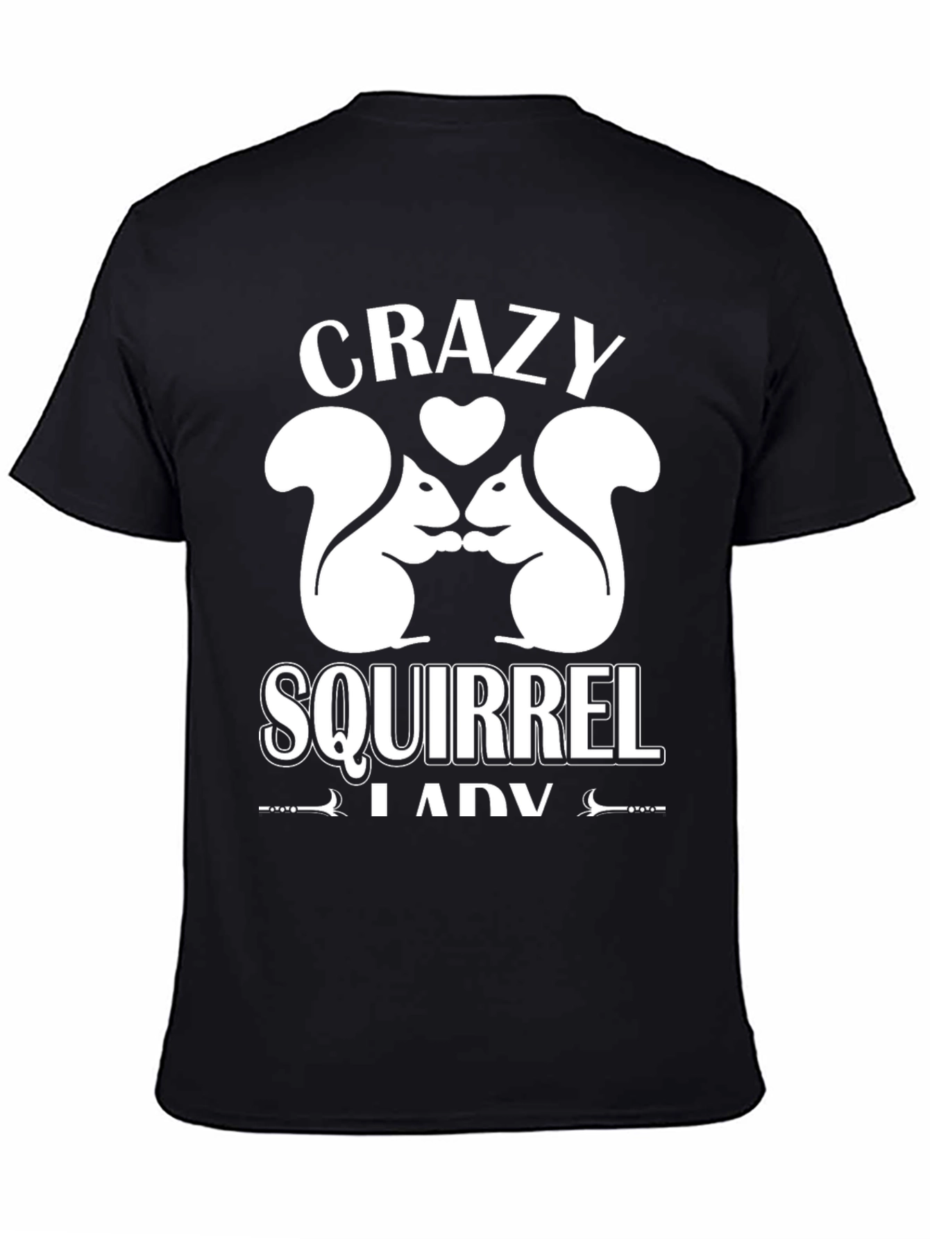 Crazy Squirrel Lady T-Shirt - Cute Animal Lover Tee