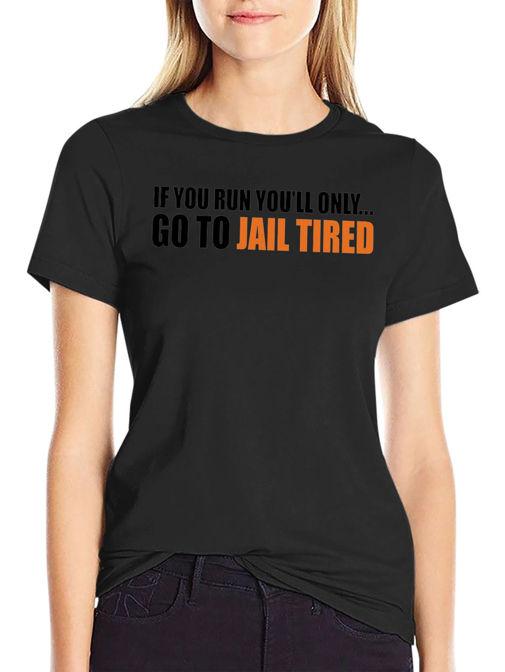 Go To Jail Tired Graphic Tee
