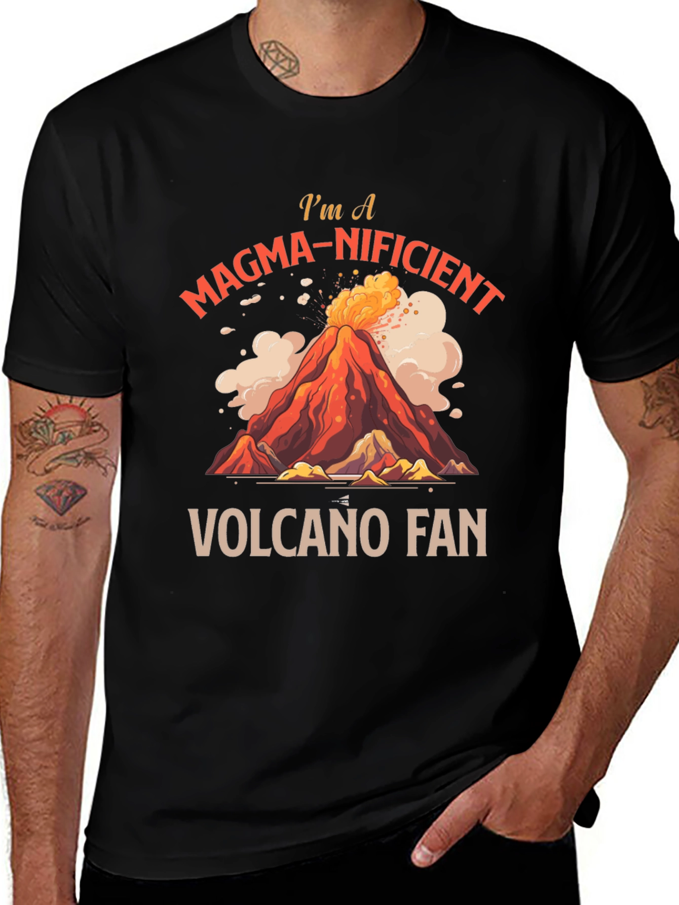 Magma-nificent Volcano Fan T-Shirt