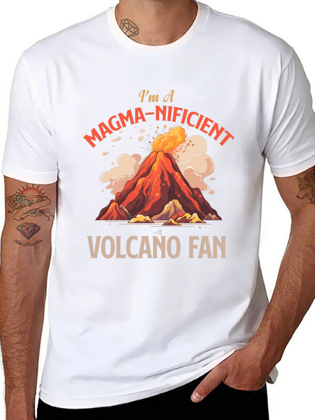 Magma-nificent Volcano Fan T-Shirt