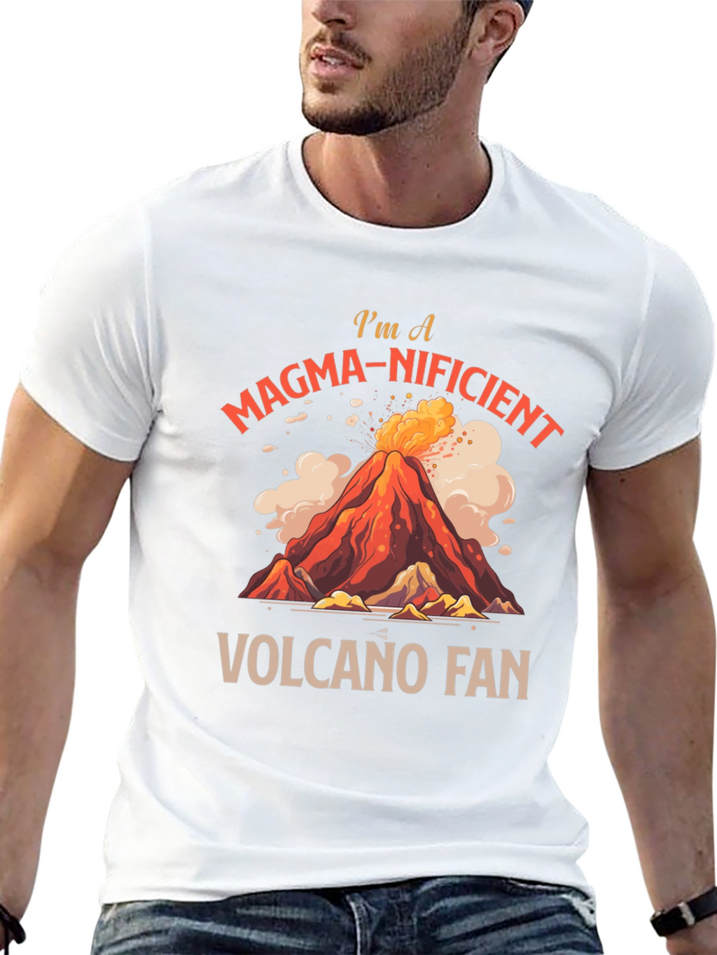 Magma-nificent Volcano Fan T-Shirt