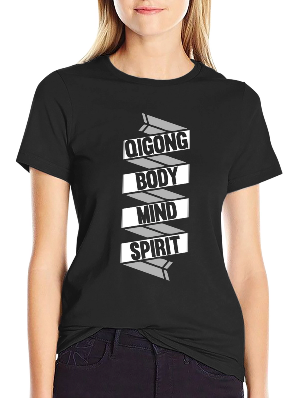 Qigong Body Mind Spirit Graphic T-Shirt