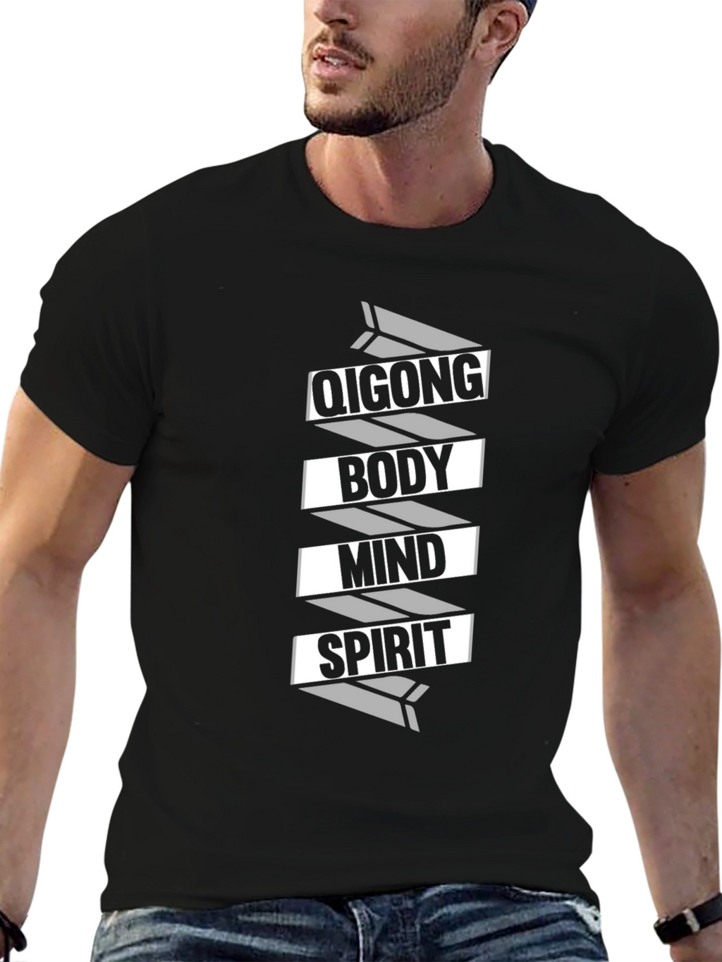 Qigong Body Mind Spirit Graphic T-Shirt