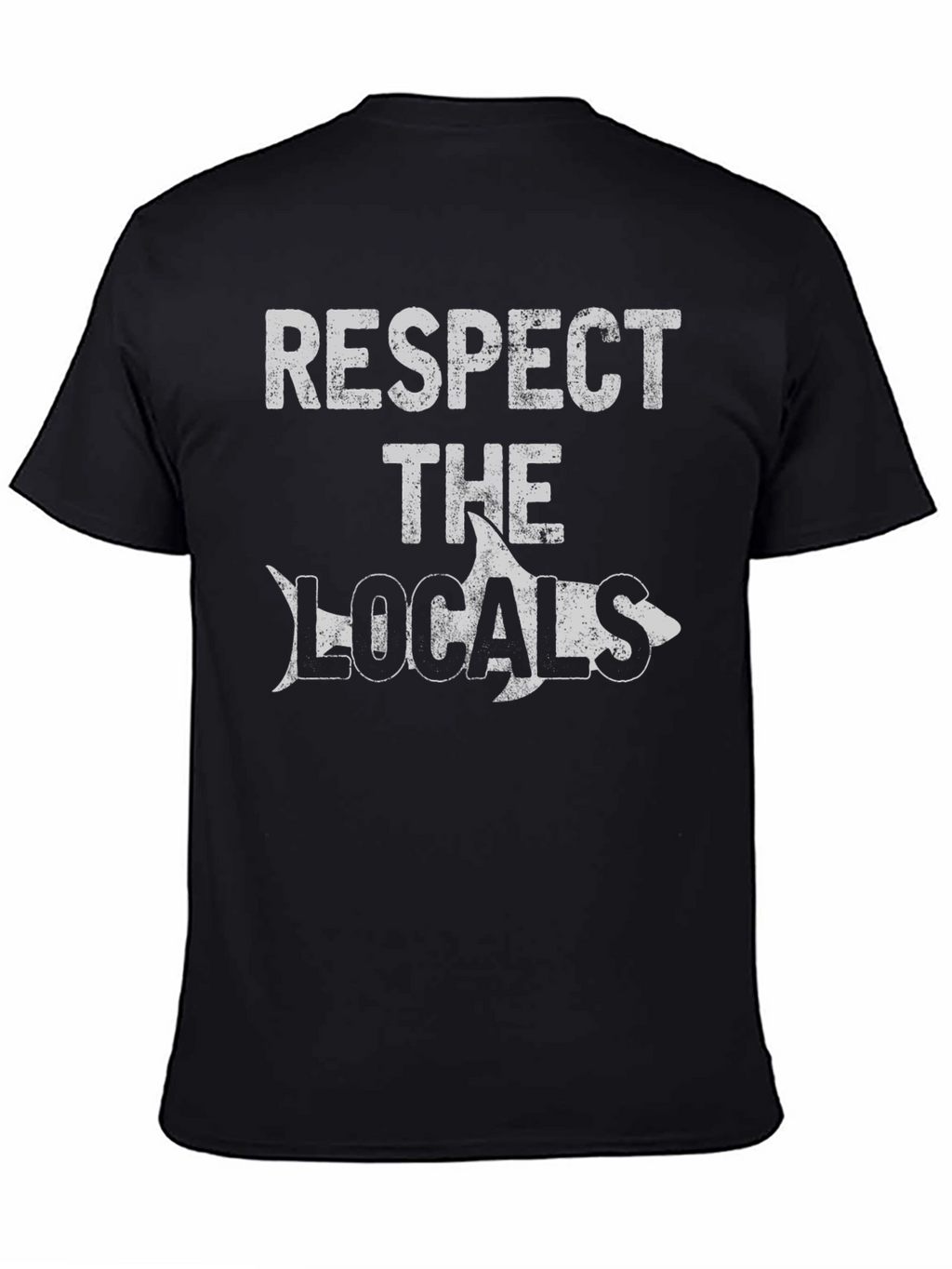 Respect The Locals Shark Graphic Tee