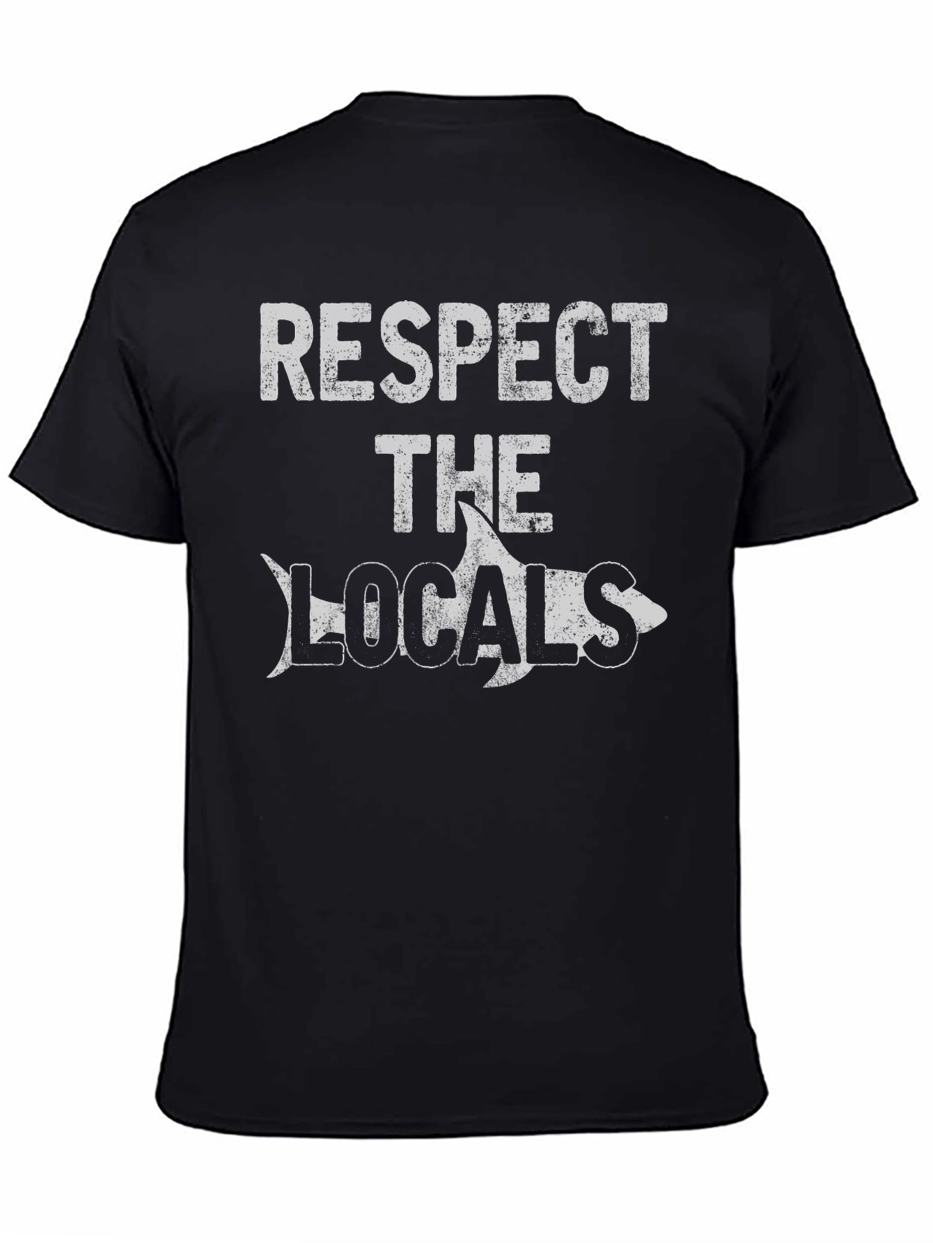 Respect The Locals Shark Graphic Tee