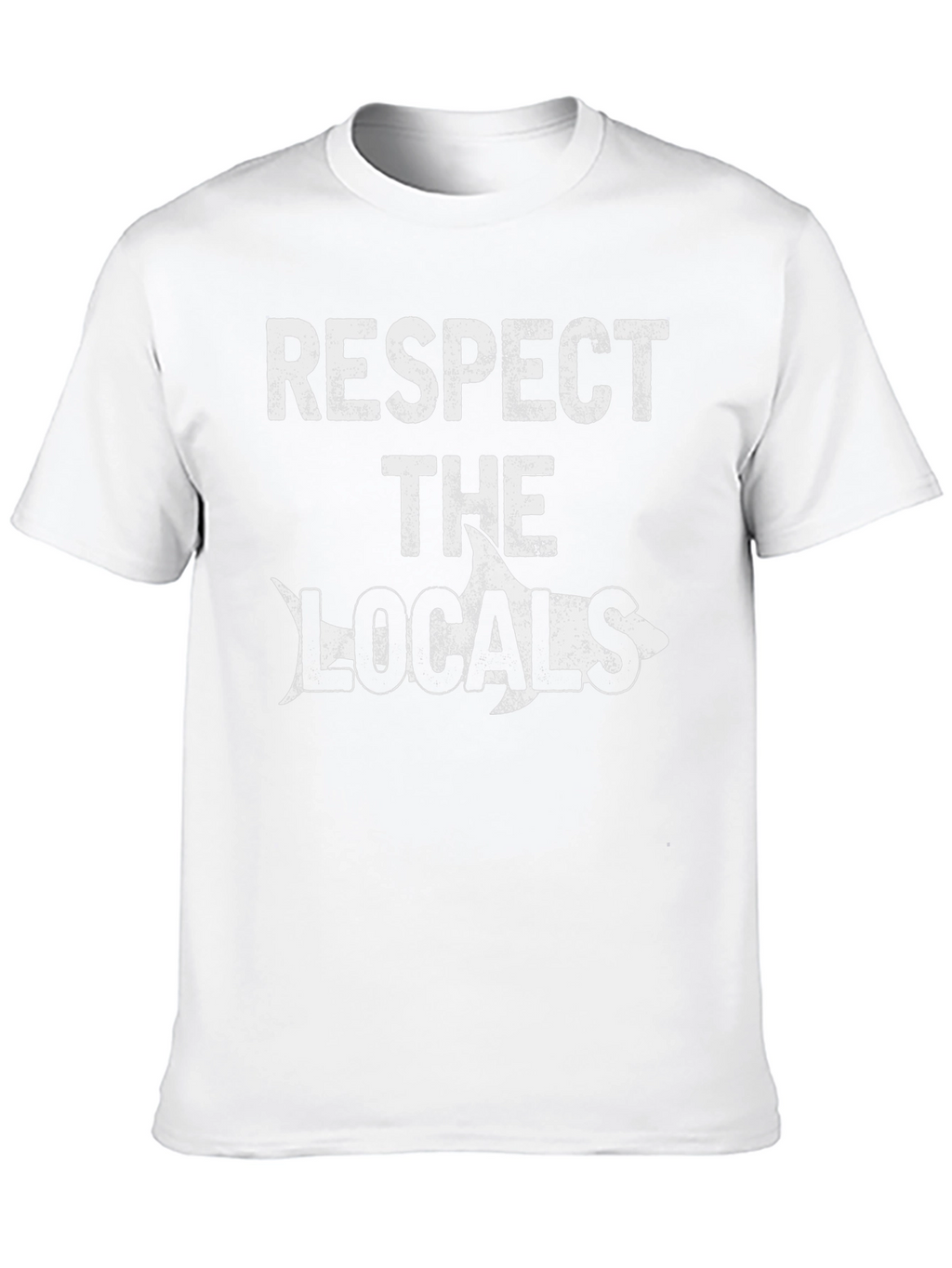 Respect The Locals Shark Graphic Tee