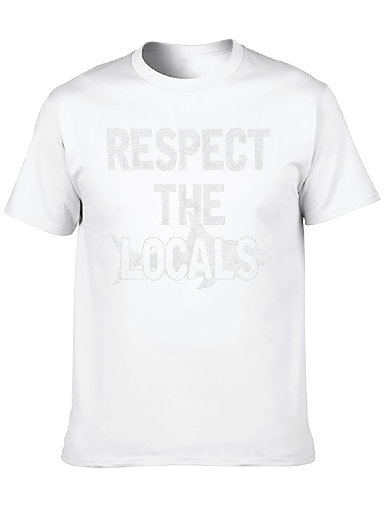 Respect The Locals Shark Graphic Tee