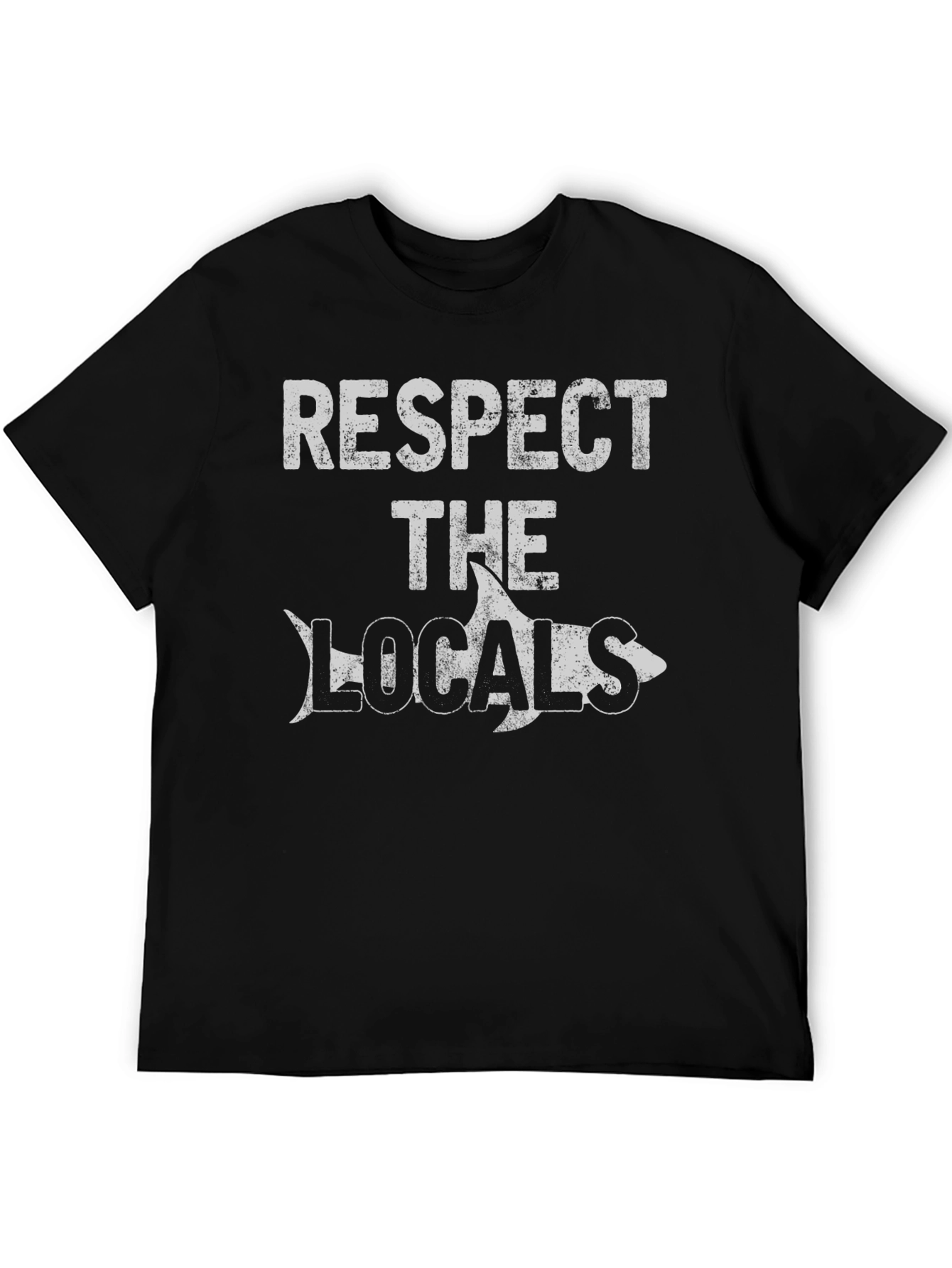 Respect The Locals Shark Graphic Tee