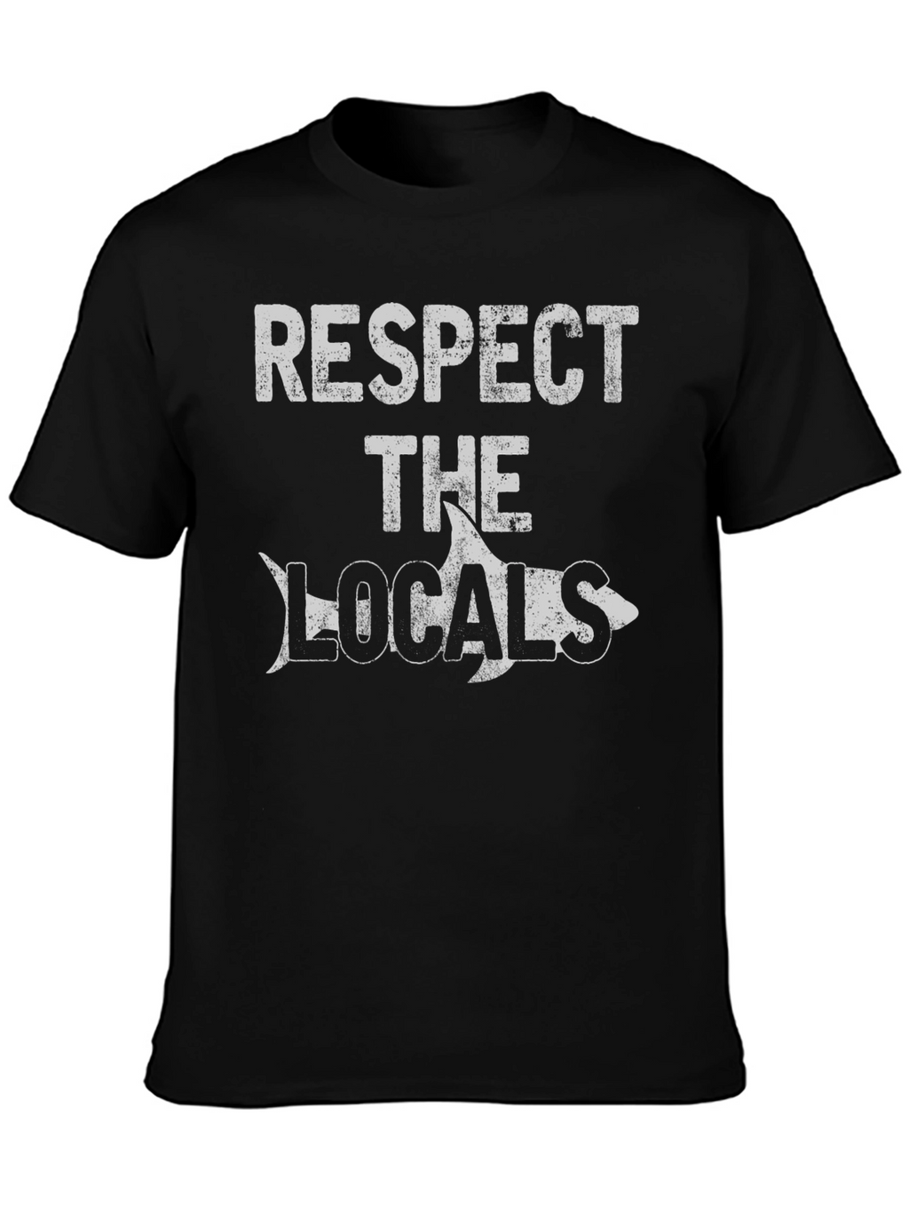 Respect The Locals Shark Graphic Tee