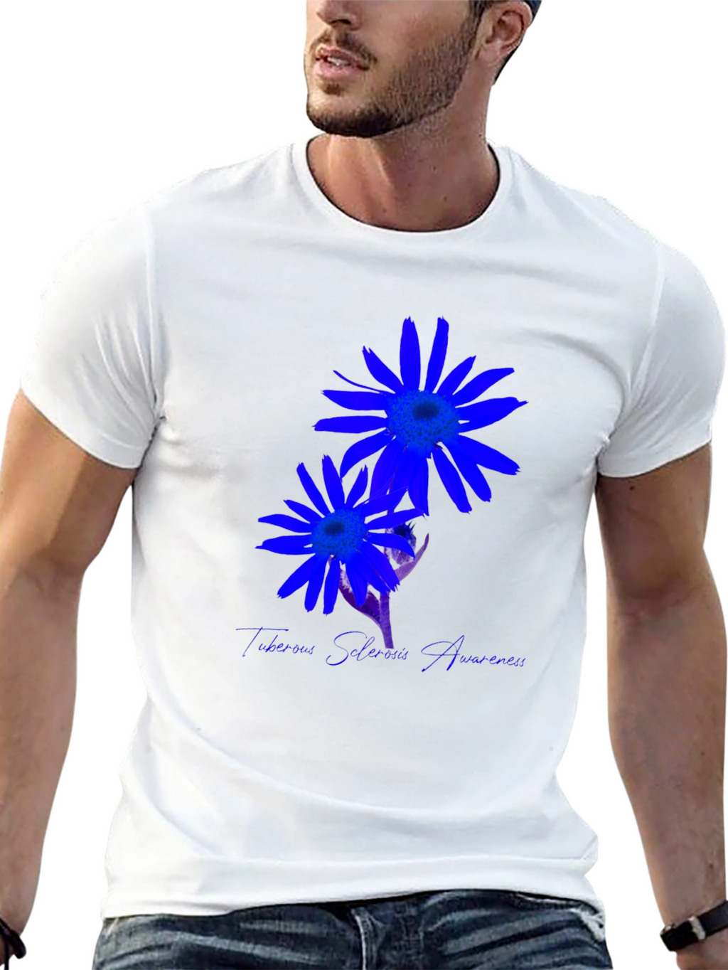 Blue Flower Awareness T-Shirt