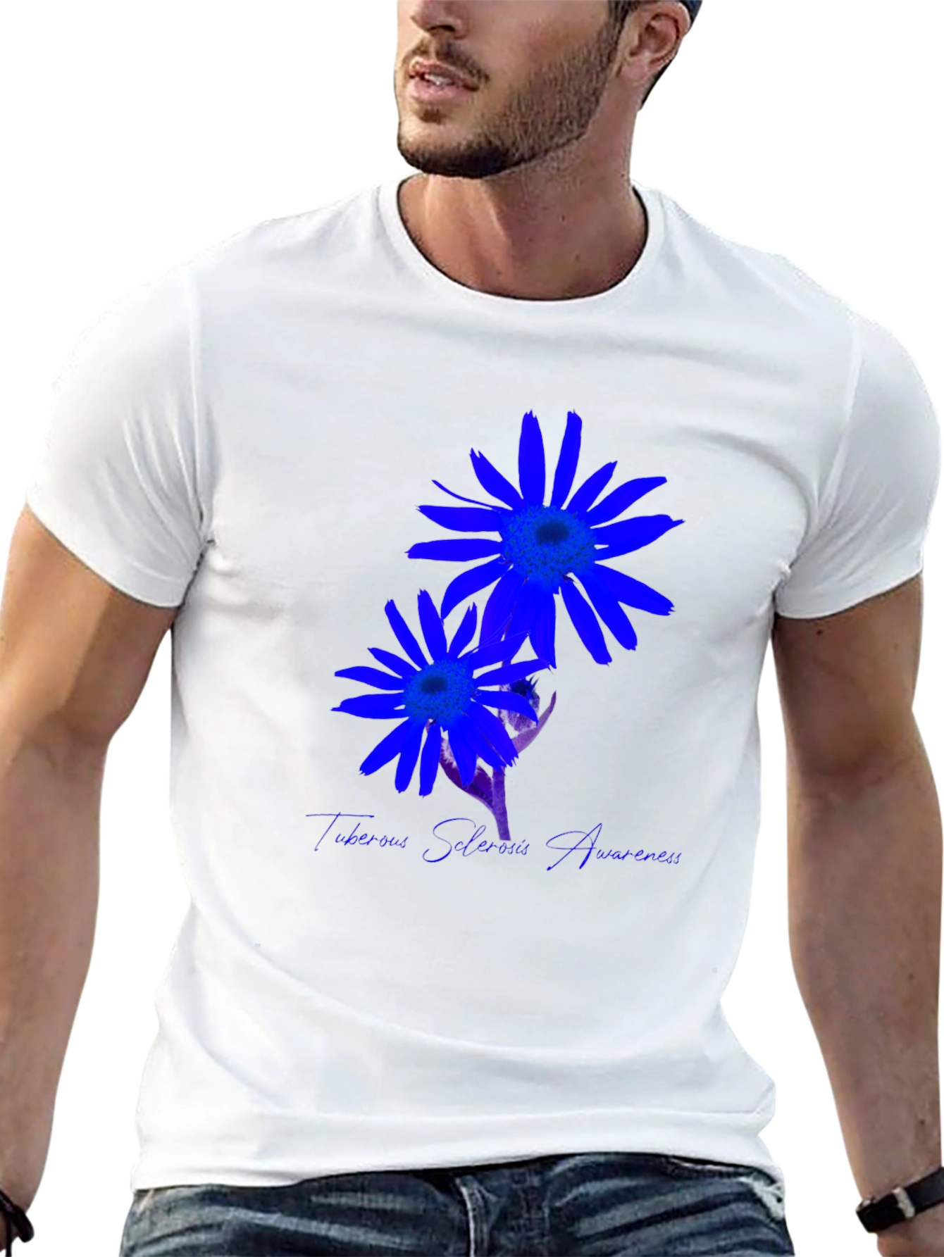 Blue Flower Awareness T-Shirt