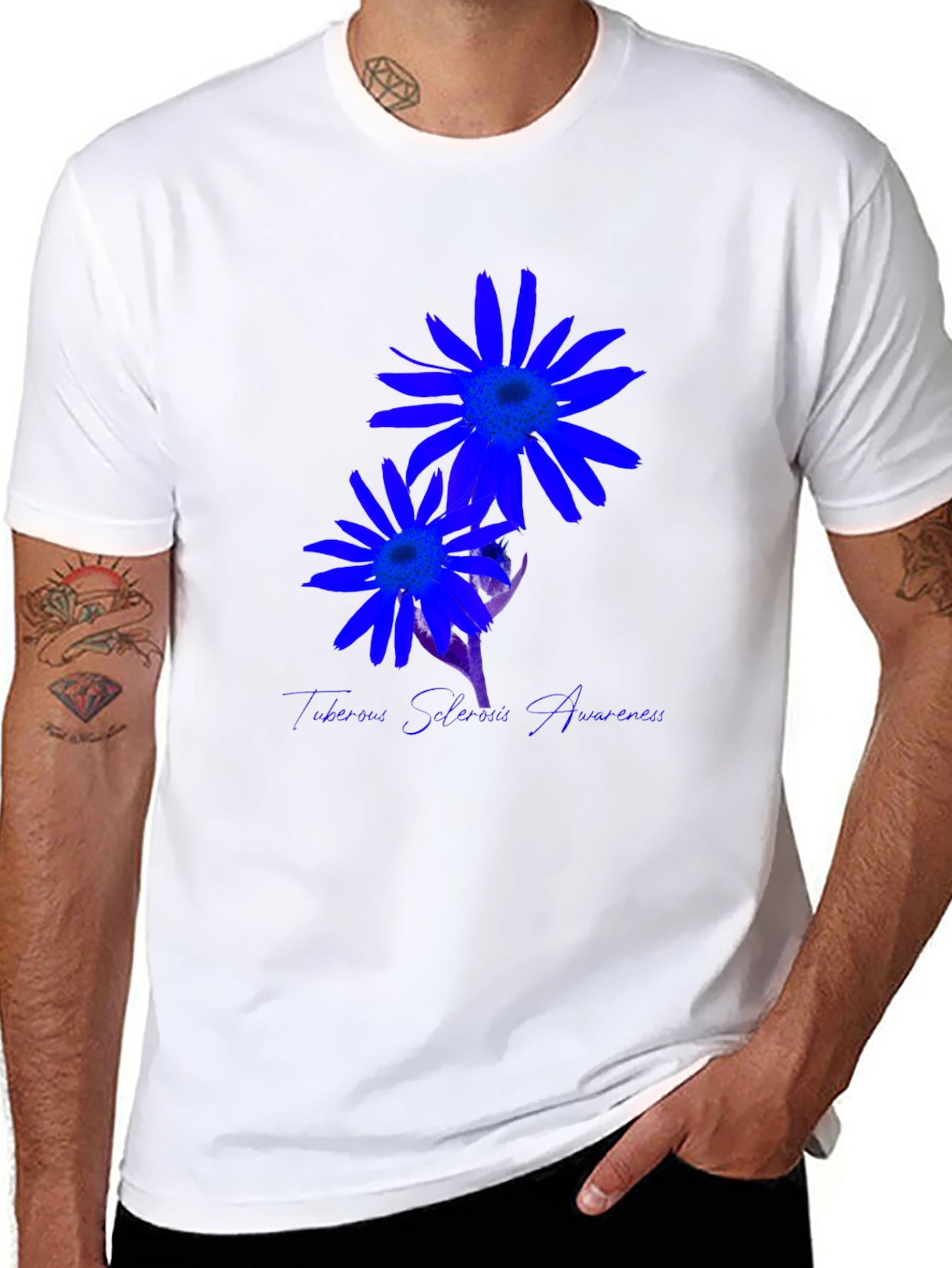 Blue Flower Awareness T-Shirt
