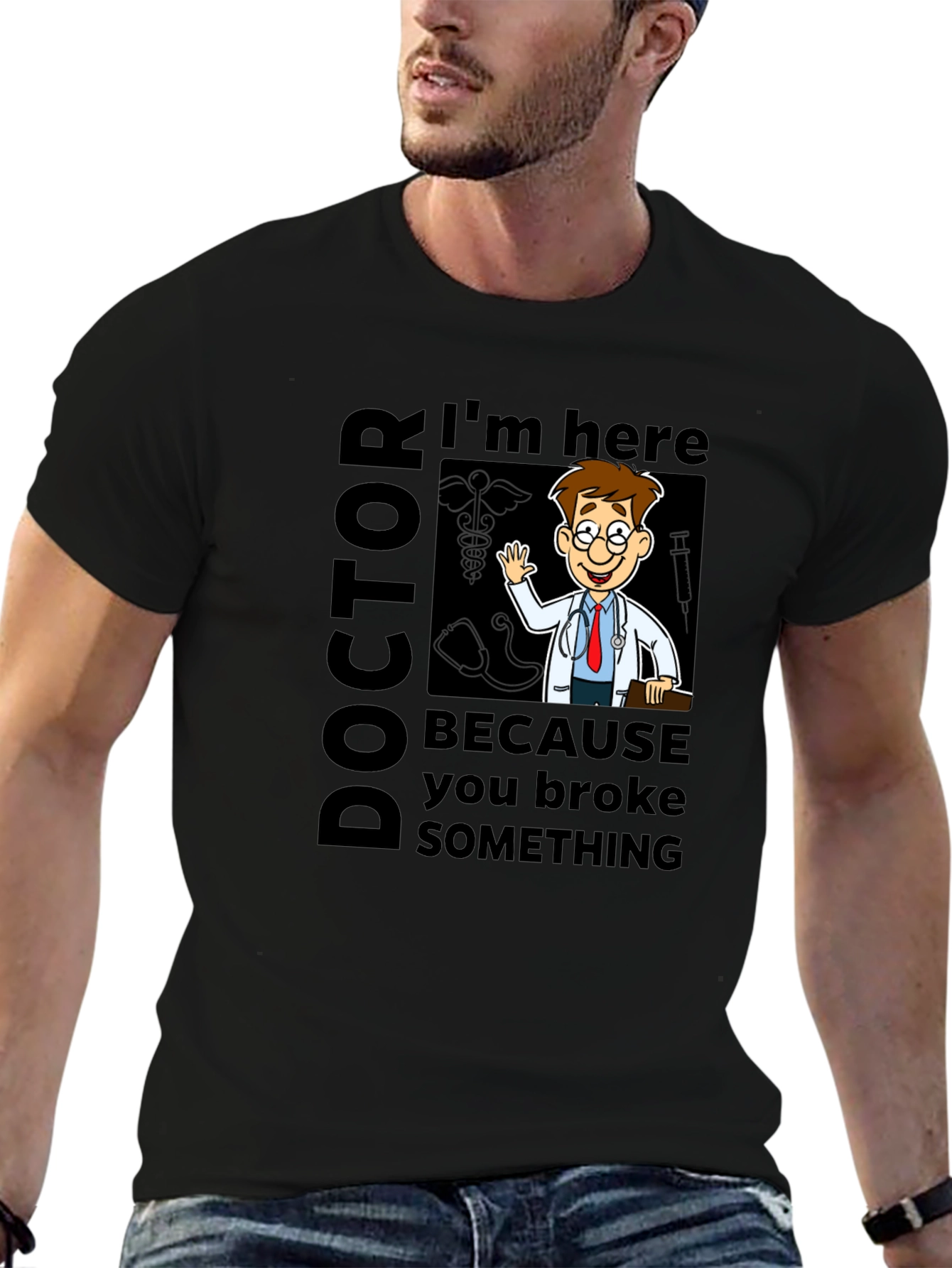 Doctor Cartoon Graphic Tee
