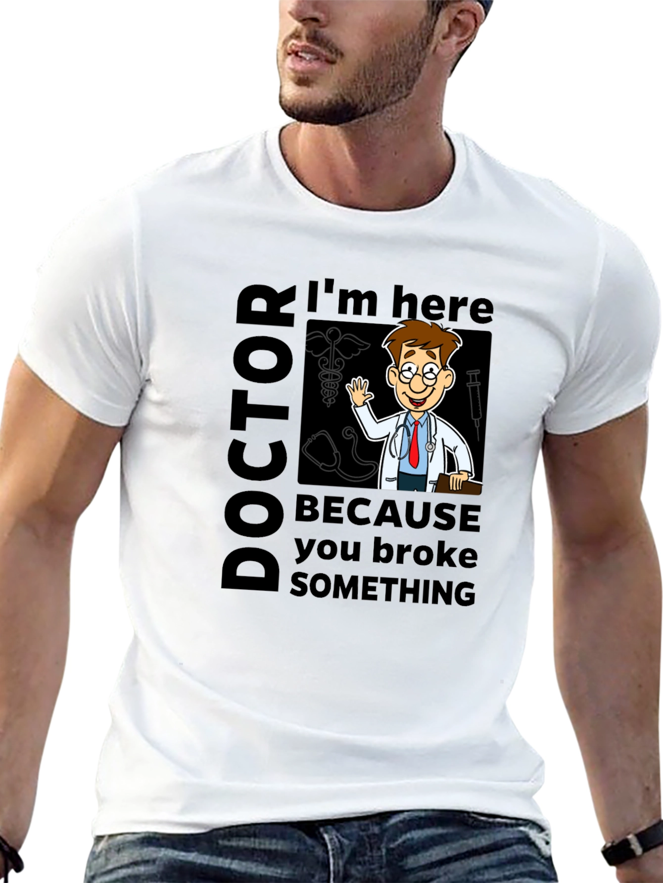 Doctor Cartoon Graphic Tee