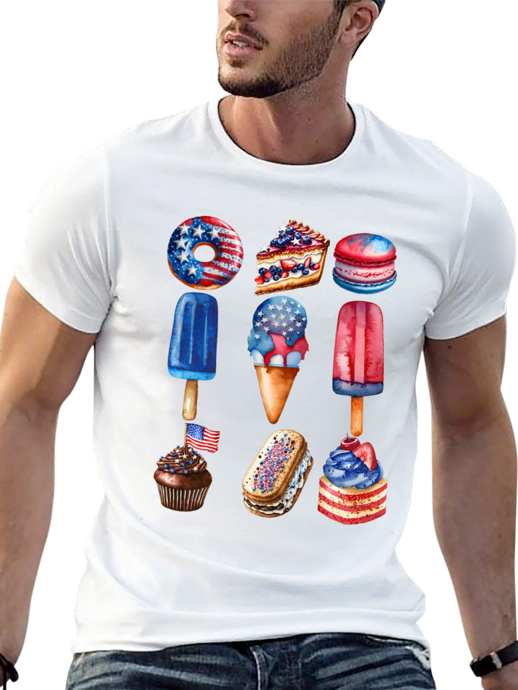 Patriotic Dessert T-Shirt: USA Sweets!