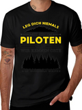Pilot T-Shirt - Funny German Quote Tee