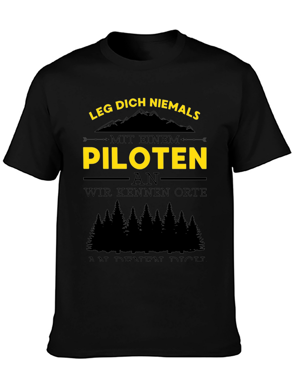 Pilot T-Shirt - Funny German Quote Tee