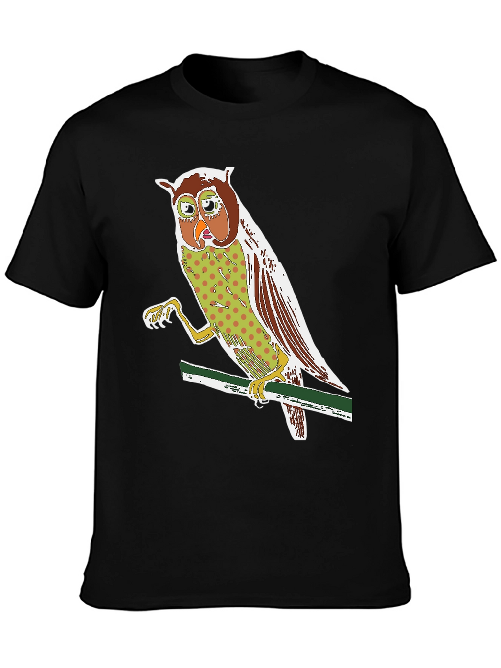 Owl Graphic Print Tee