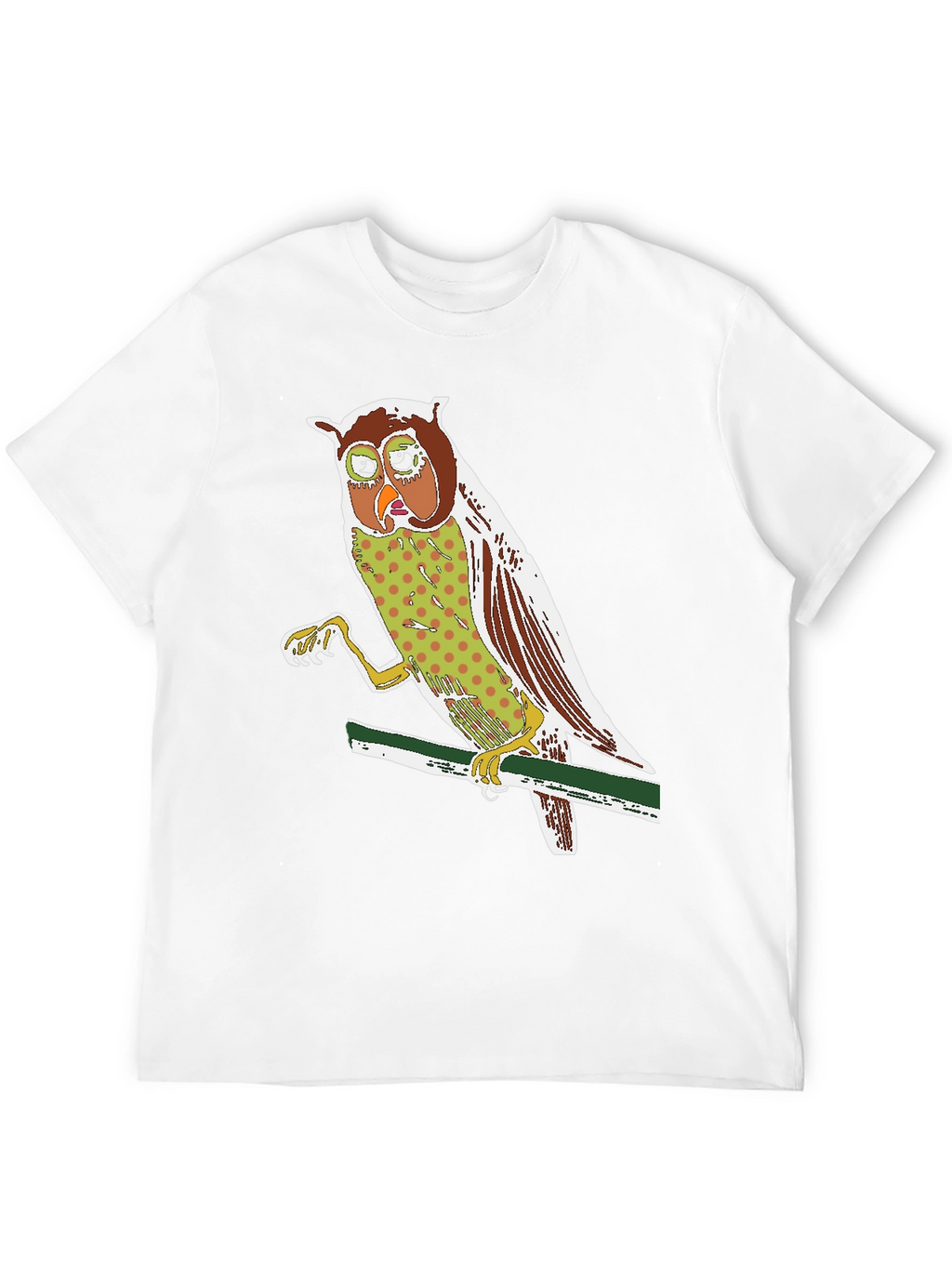 Owl Graphic Print Tee