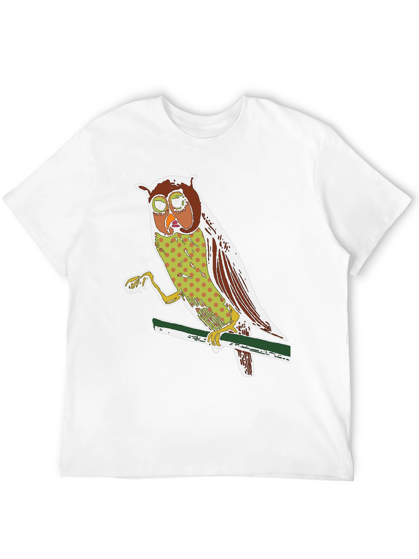 Owl Graphic Print Tee
