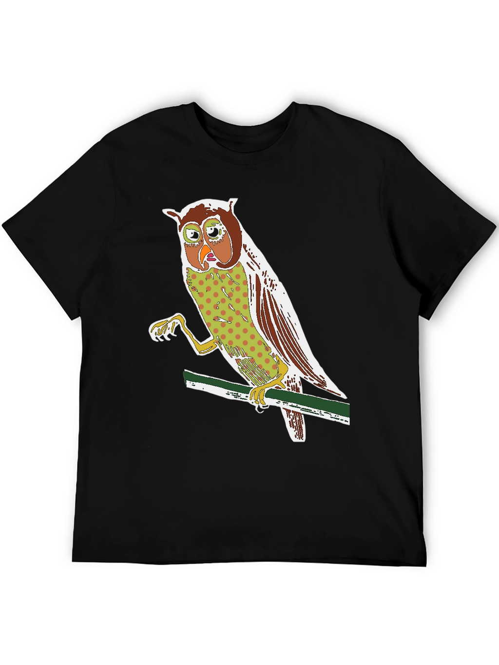 Owl Graphic Print Tee